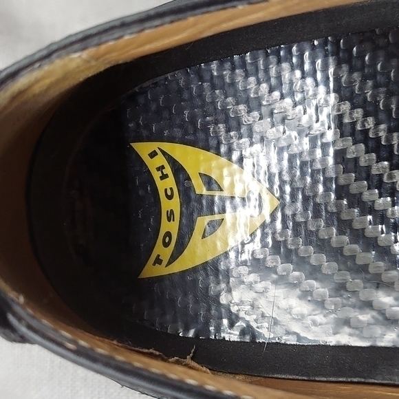 Toschi Black Leather Slip-on Loafer w/Carbonlite Insoles CIS Equipped Size 11 - Picture 15 of 16